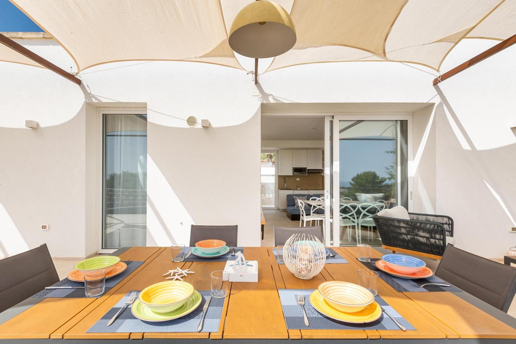 Torre Pali Villa Briosa Maldive Del Salento Pescoluse מראה חיצוני תמונה